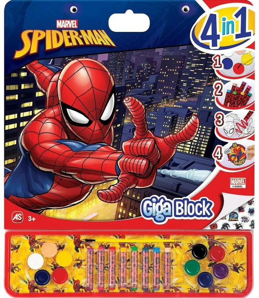 Σετ Ζωγραφικής Spiderman Giga Block 1023-62737 Multi As Company