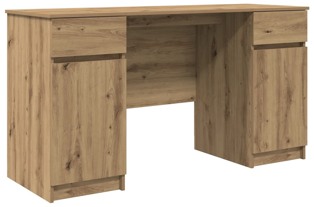 vidaXL Γραφείο Artisan Oak 140x49x76 εκ. Επεξεργασμένο ξύλο