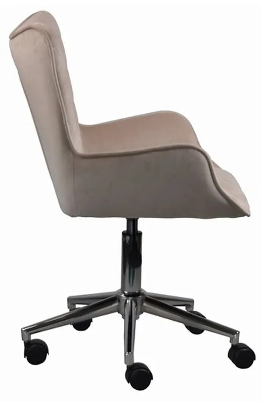Καρέκλα DKD Home Decor Κρεμ Ασημί 52 x 56,5 x 80 cm