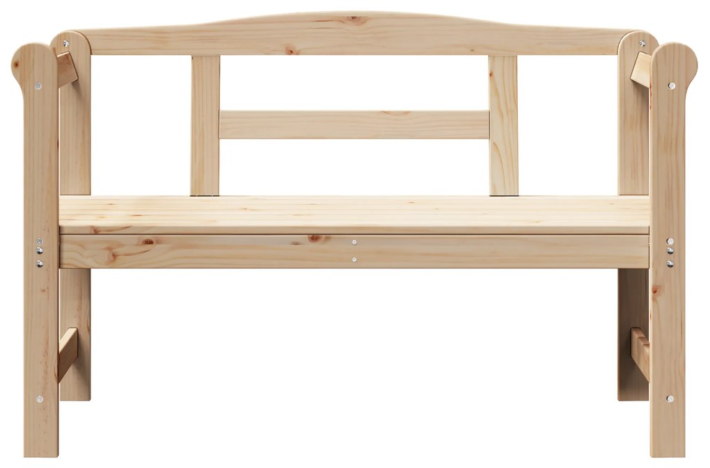 vidaXL πάγκος εξωτερικού χώρου  119x76x44 εκ. από μασίφ ξύλο πεύκου
