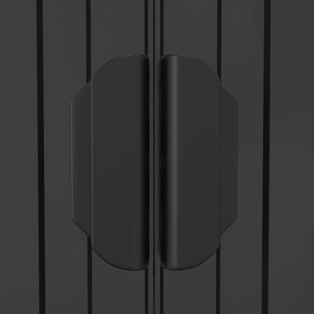 vidaXL Αποθήκη Κήπου Ανθρακί 192 x 1021 x 223 εκ. Γαλβανισμένο Ατσάλι