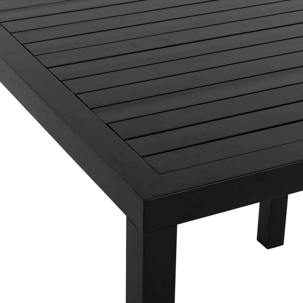 Τραπεζάκι SAHIRA Αλουμινίου Ανθρακί 80x80x75,5Υ εκ. 80x80x75.5 εκ.