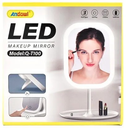 Καθρέφτης με LED φωτισμό Andowl Q-T100