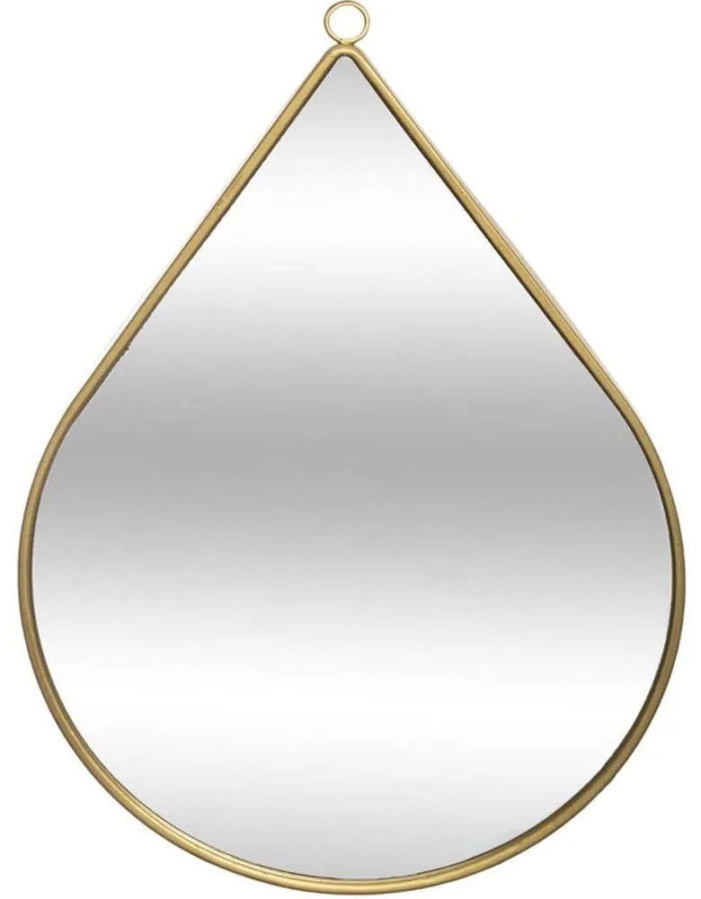 Καθρέπτης Τοίχου 07.169335 28x39cm Gold Metal, Glass