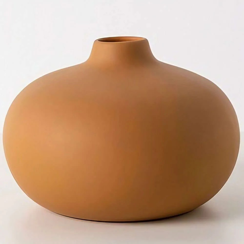 Βάζο 963DNL1279 23x16x23cm Tan Aberto Design Ceramic