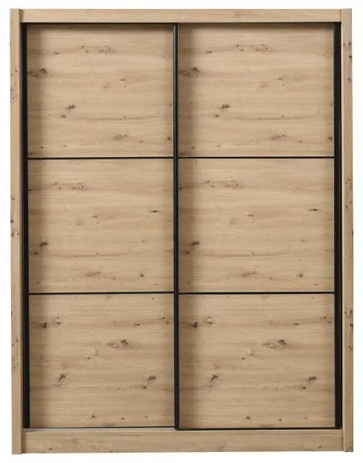 Ντουλάπα Navara 165 Artisan Oak 166x60x215,5 εκ. 166x60x215.5 εκ.