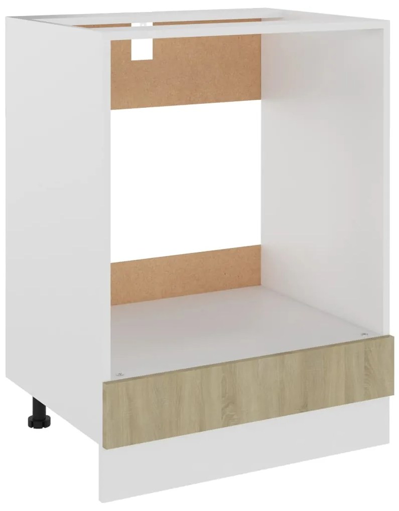 vidaXL Ντουλάπι για Φούρνο Lyon Sonoma Δρυς 60x46x81,5 εκ. Επεξ. Ξύλο