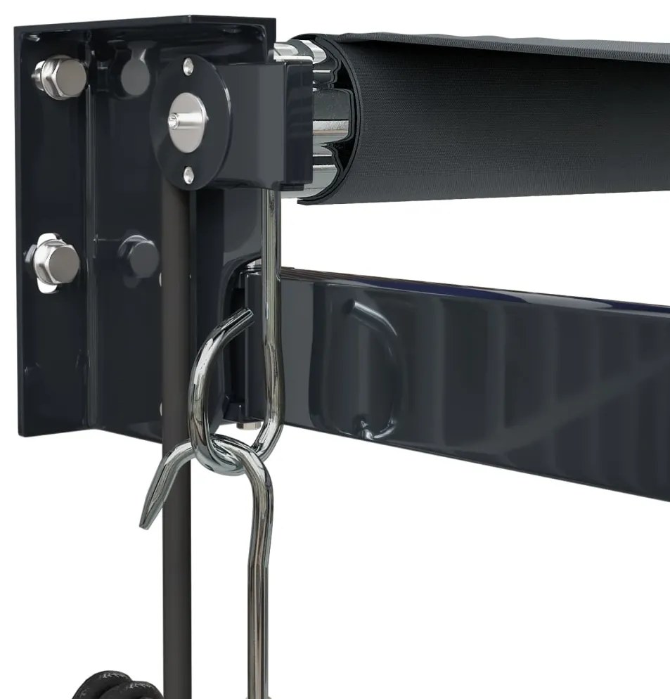 vidaXL Τέντα Πτυσσόμενη Αυτόματη Ανθρακί 4,5 x 3 μ.