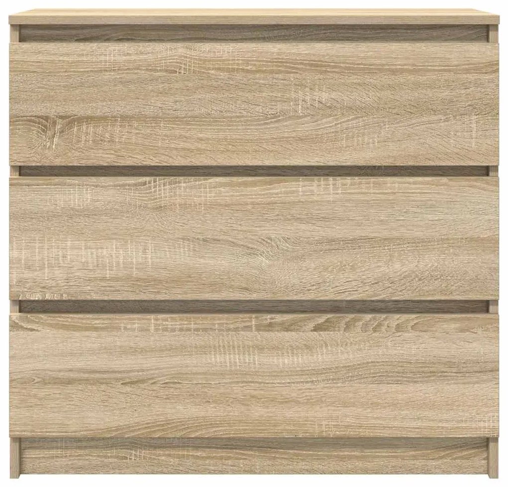 vidaXL Ντουλάπι Sonoma δρυς 80x35x76 εκ. Επεξεργασμένο Ξύλο