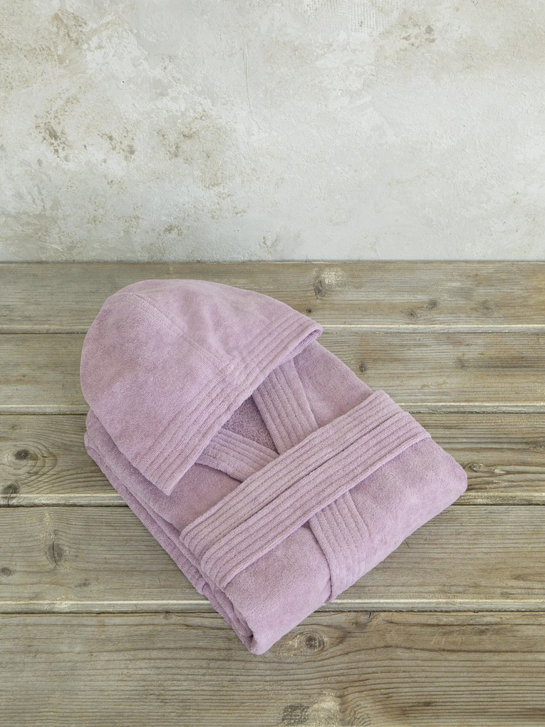 Μπουρνούζι με κουκούλα Zen - Small - Pale Mauve - Nima Home