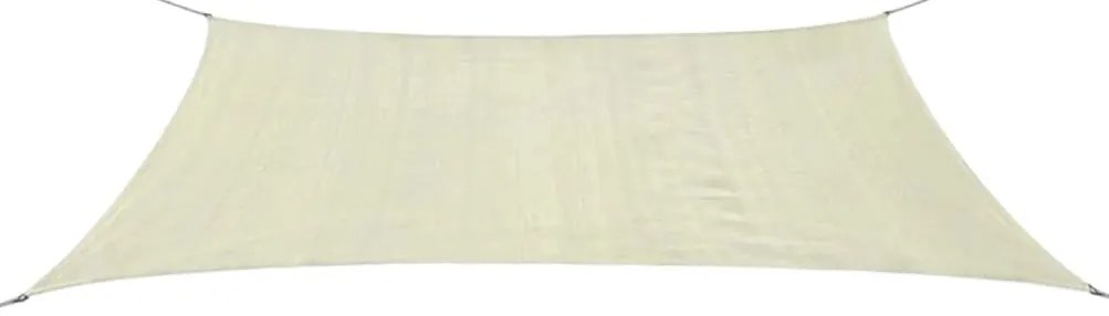 vidaXL Σκίαστρο Sail Ορθογώνιο Κρεμ 4 x 6 μ. από HDPE