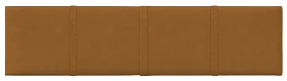 vidaXL Πάνελ Τοίχου 12 τεμ. Κρεμ 60x15 εκ. 1,08 μ² Βελούδο