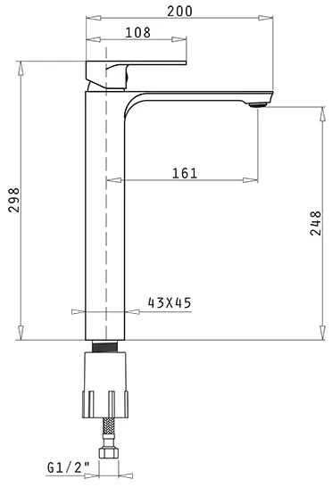 Μπαταρία νιπτήρος Arona XL
