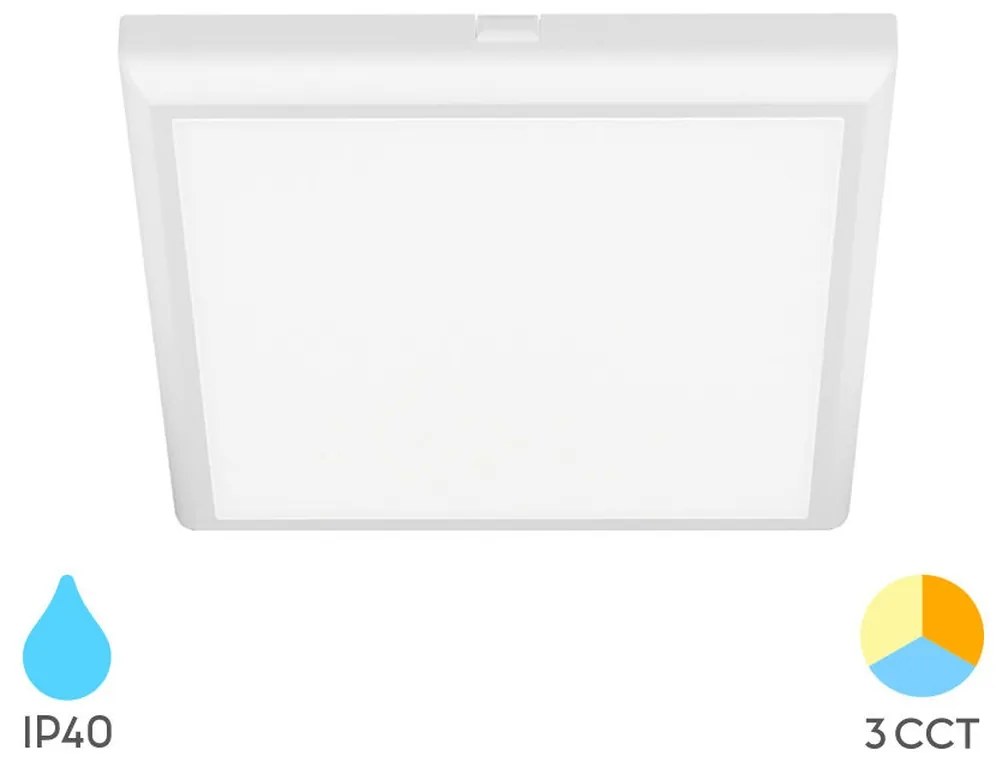 Φωτιστικό Οροφής Braytron BP04-72080 Λευκό (White) CCT3
