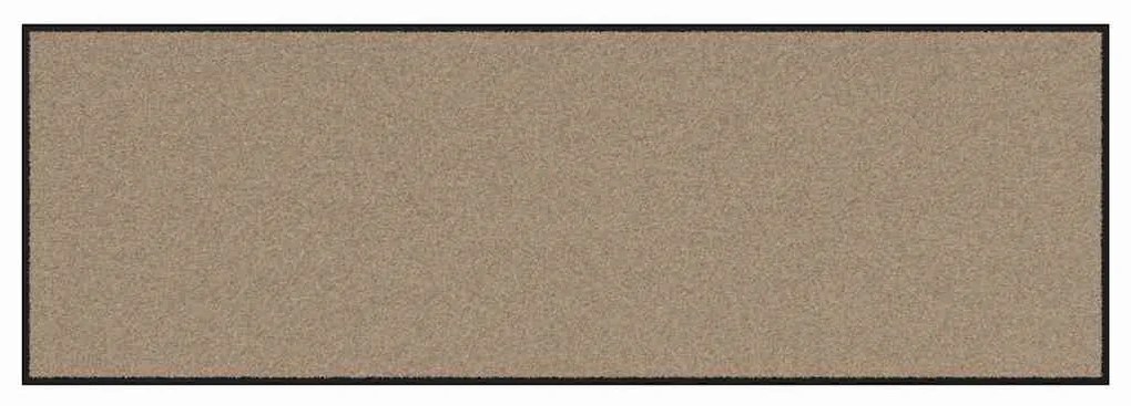 vidaXL Χαλάκι Εξώπορτας Μπεζ και Μαύρο 60 x 180 cm