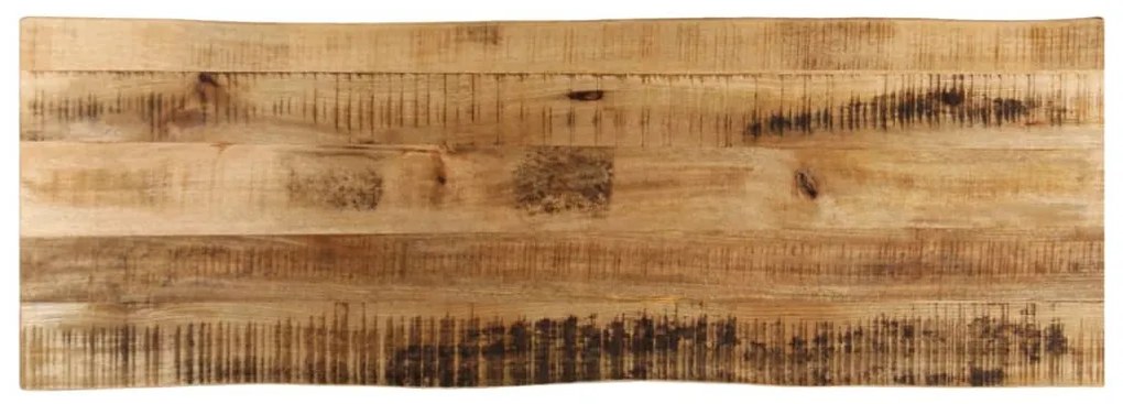 vidaXL Επιφάνεια Τραπεζιού 120x40x2,5 εκ. Live Edge Μασίφ Ξύλο Μάνγκο