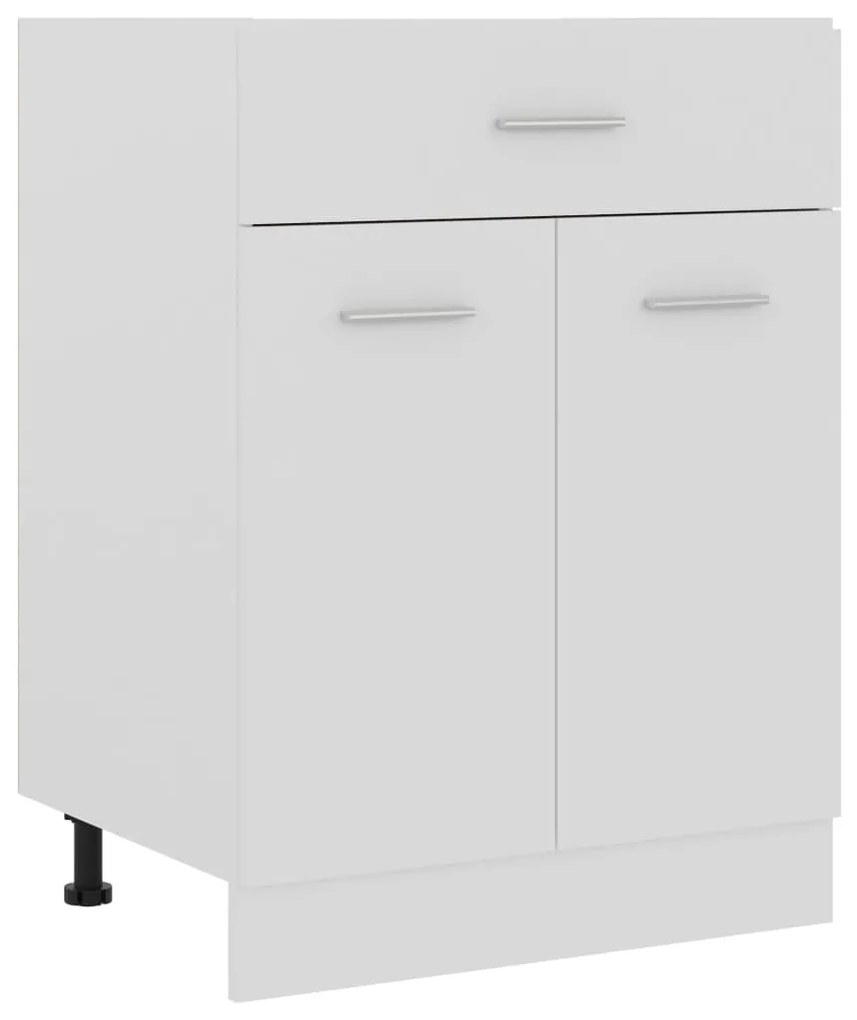 vidaXL Ντουλάπι με Συρτάρια "Lyon" Λευκό 60x46x81,5 εκ. από Τεχνητό Ξύλο