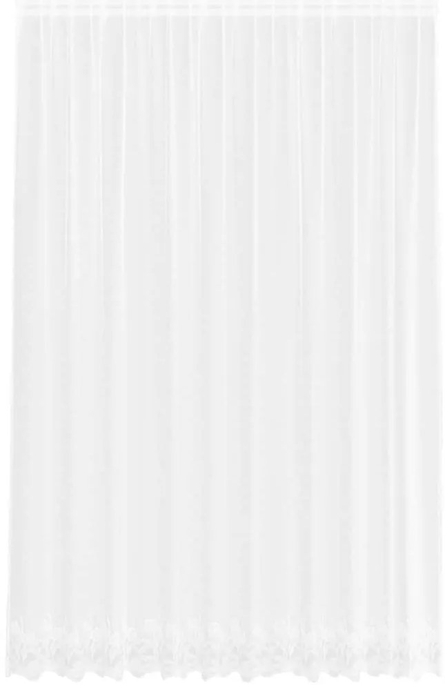vidaXL Κουρτίνες με κουρτίνες Λευκό 500x100cm Πολυεστέρας