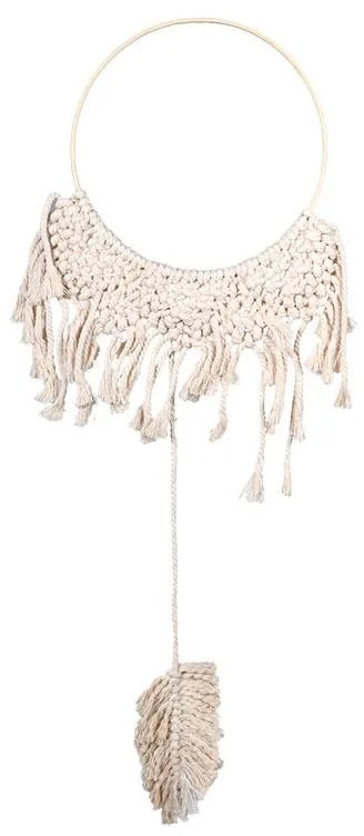 Διακοσμητικό Τοίχου Μακραμέ FL086 Μπέζ 26x26x78 εκ. 26x26x78 εκ.