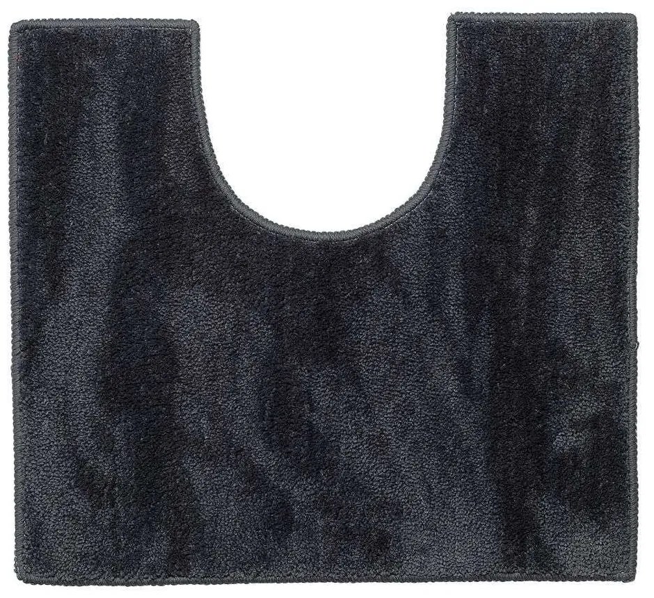 Πατάκι Λεκάνης Doux Dark Grey Sealskin 45x50cm Πολυέστερ