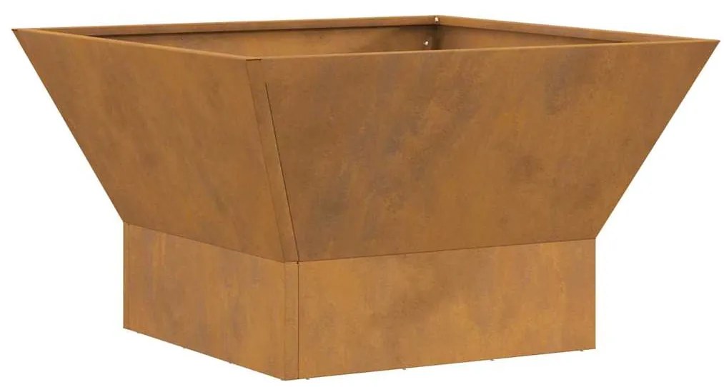vidaXL Φωτιά Μαύρο 60 x 60 x 35 cm Ατσάλι