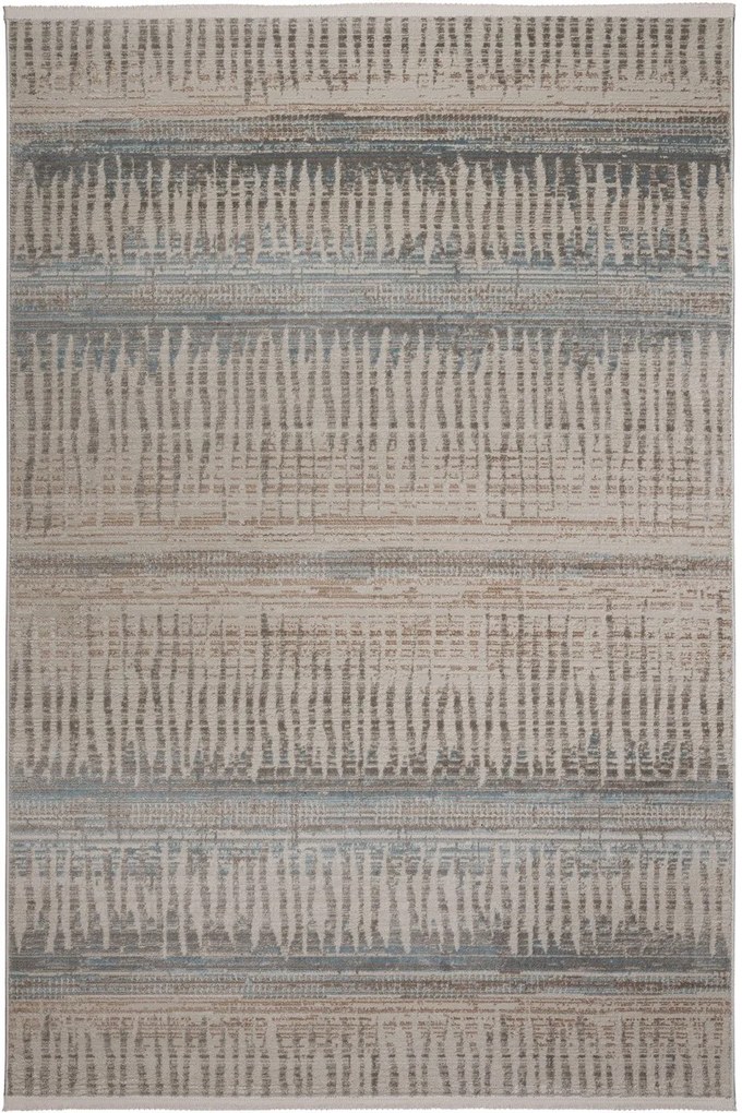 Χαλί Savoir HL49A Grey HB-Blue Βιοκαρπέτ 67X220cm