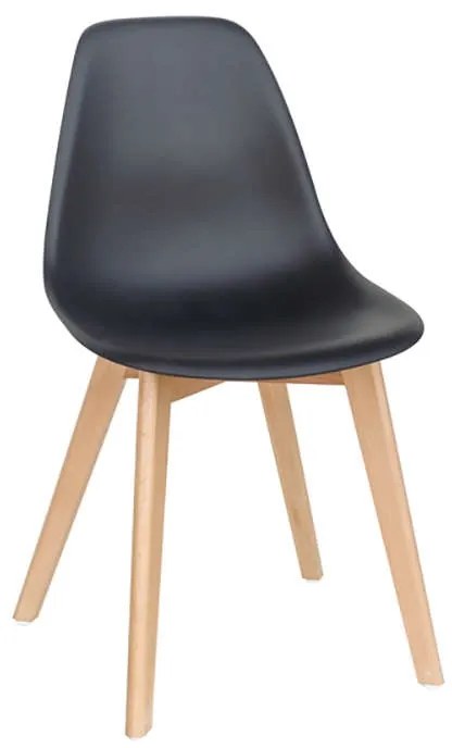 Σετ Τραπεζαρίας Loft Plus Black Randy 5τμχ 120Χ80X72εκ.
