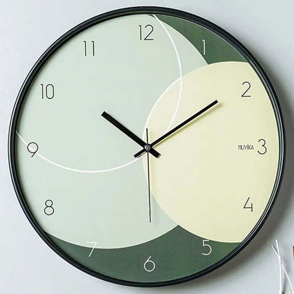 Ρολόι Τοίχου Pinoysl 902LMN1260 Φ42cm Multi Wallity Γυαλί