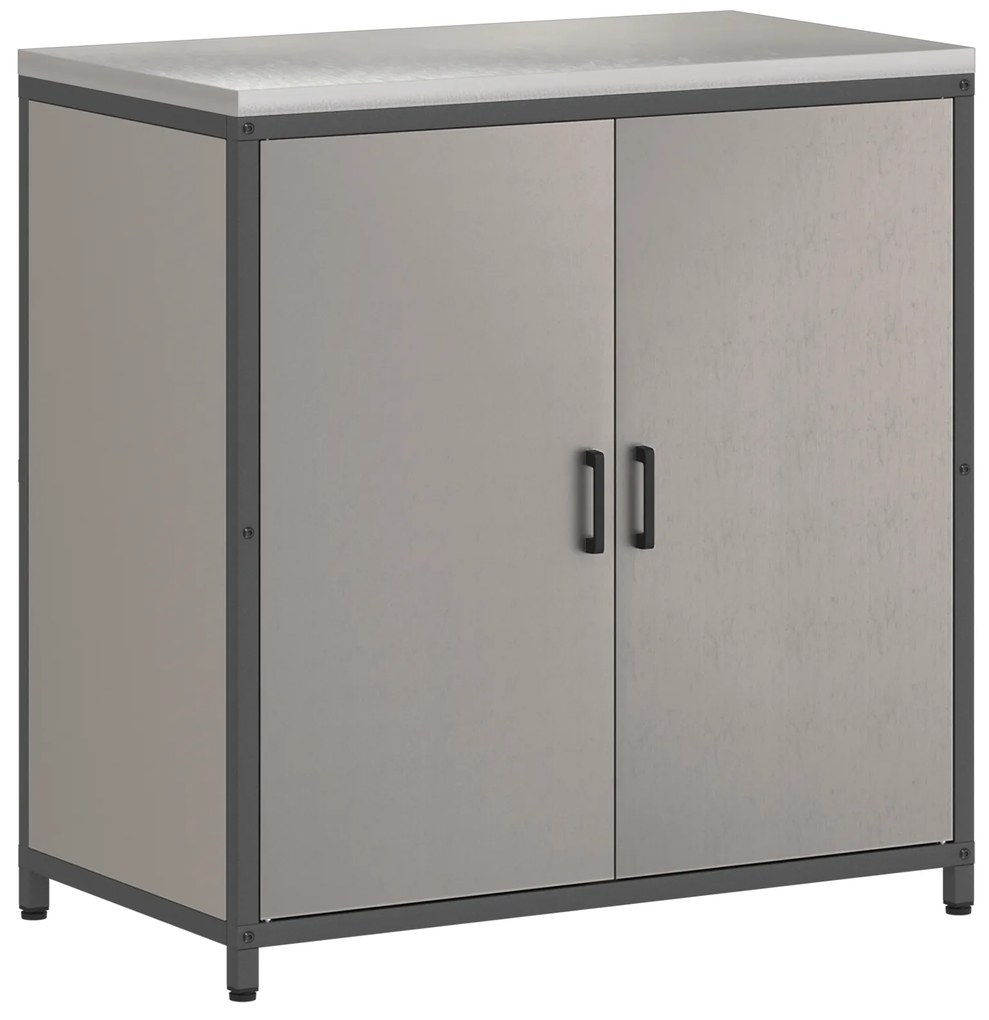 vidaXL Ντουλάπα Αποθήκευσης Κουζίνας με ράφι Σκ rusty 60 x 50 x 92 εκ.