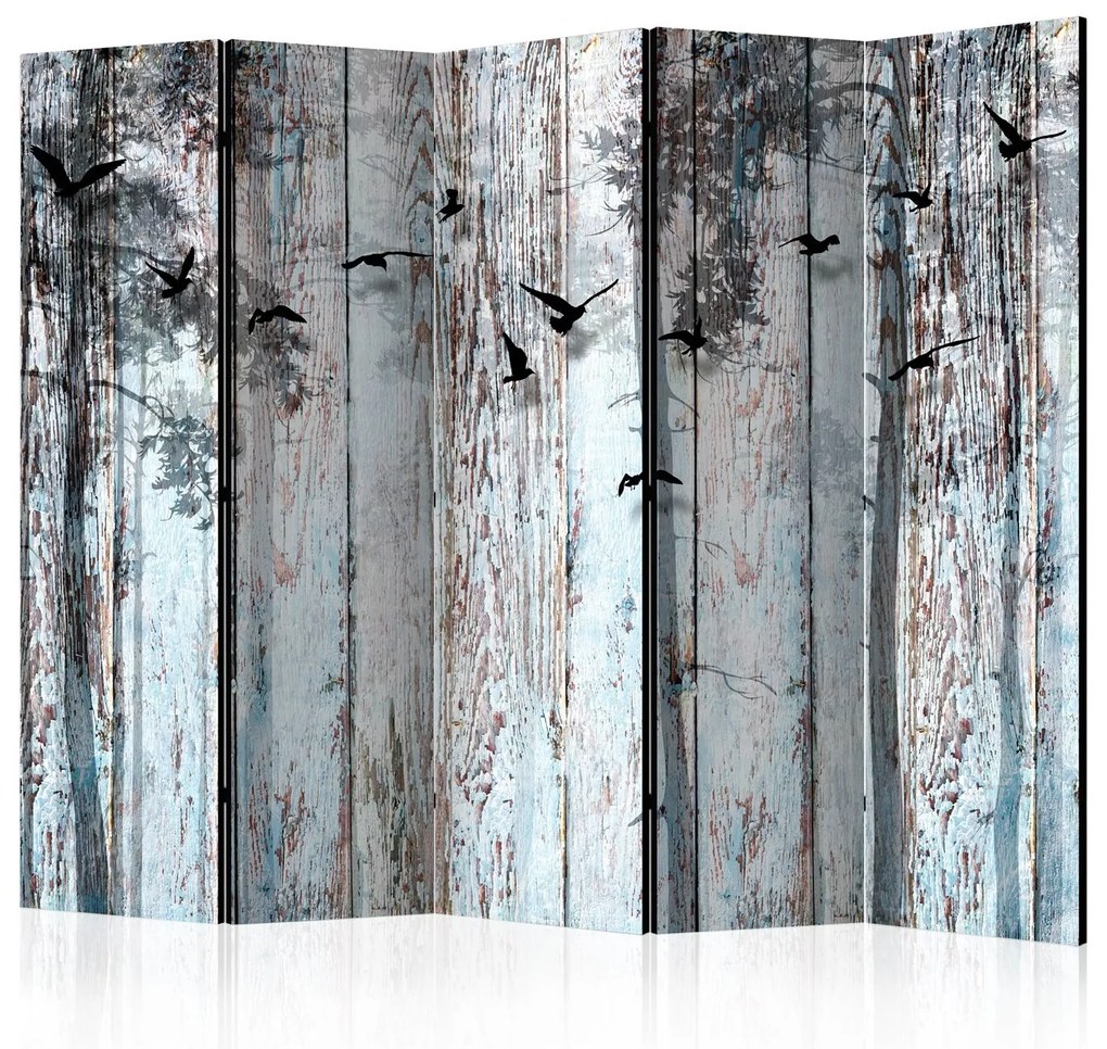 Διαχωριστικό με 5 τμήματα - Rustic Boards II [Room Dividers] 225x172