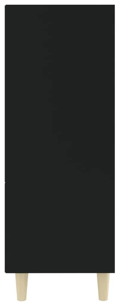 vidaXL Ντουλάπι Μαύρο 69,5x32,5x90 εκ. από Επεξεργασμένο Ξύλο