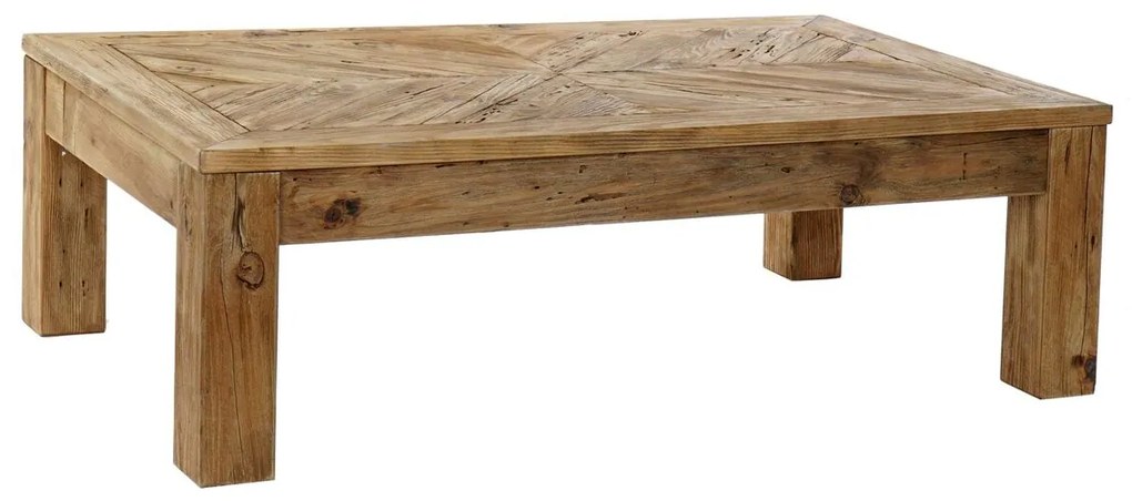 Τραπεζάκι Καφέ DKD Home Decor Τζίντζερ Ανακυκλωμένο ξύλο 130 x 80 x 43 cm