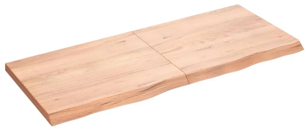 Επιφ Τραπεζιού Αν Καφέ 120x50x(2-4)εκ. Επεξ. Μασίφ Ξύλο Δρυός 3156373