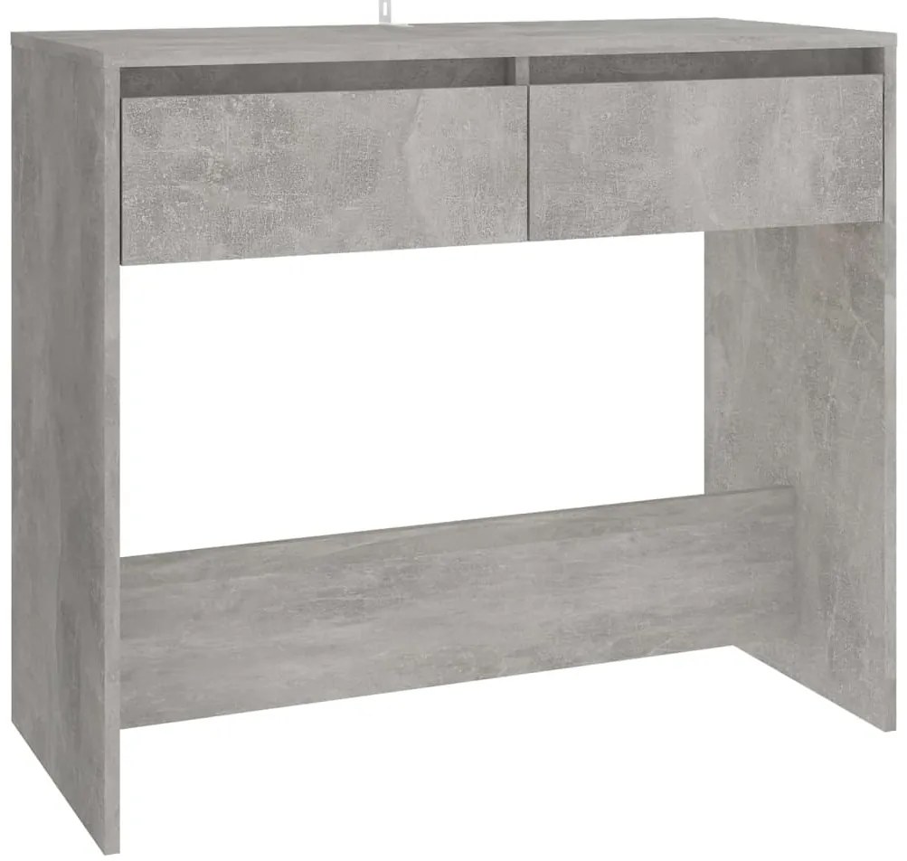 vidaXL Τραπεζάκι κονσόλα Γκρι Σκυρ. 89x41x76,5 εκ. Επεξεργασμένο Ξύλο
