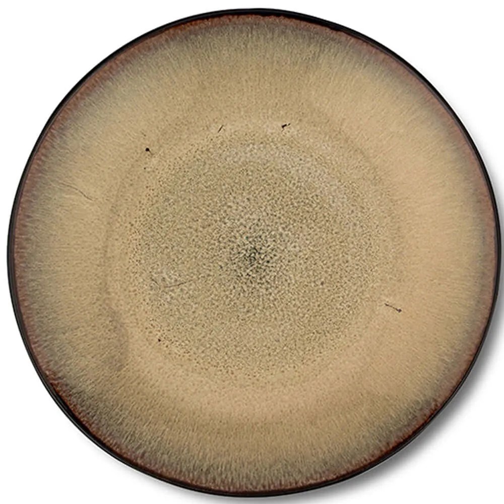 Πιάτο Ρηχό Skylar 10-017-031 Φ27x3,6cm Brown Nava Πηλός