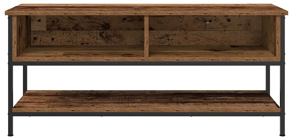 vidaXL Σετ επίπλου τηλεόρασης Επιτοίχιο Παλιό Ξύλο 100 x 35 x 45 εκ.