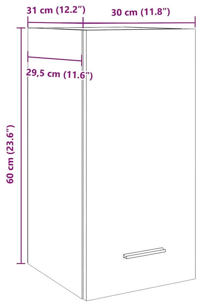 ΝΤΟΥΛΑΠΙ ΚΡΕΜΑΣΤΟ ΓΚΡΙ ΣΚΥΡΟΔΕΜΑΤΟΣ 30X31X60 ΕΚ. ΕΠΕΞ.ΞΥΛΟ 856100