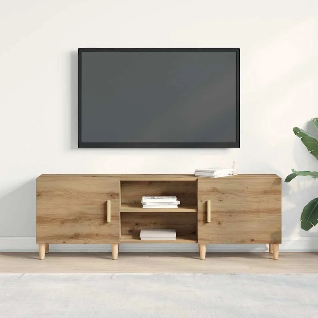 vidaXL Καναπές τηλεόρασης artisan δρυς 150 x 30 x 50 cm