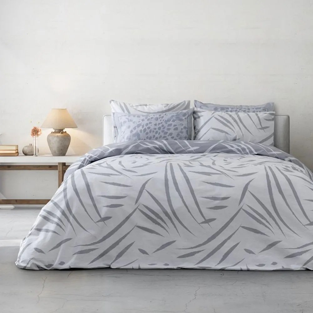Σεντόνια Malik (Σετ 4τμχ) Grey Nima Υπέρδιπλo 240x260cm 100% Βαμβάκι
