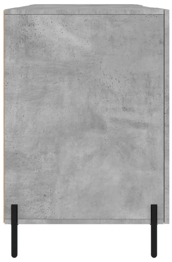 vidaXL Γραφείο Γκρι Σκυροδέματος 140 x 50 x 75 εκ. από Επεξεργ. Ξύλο
