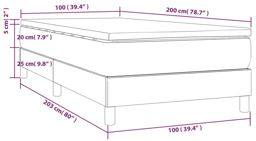 ΚΡΕΒΑΤΙ BOXSPRING ΜΕ ΣΤΡΩΜΑ ΛΕΥΚΟ 100X200ΕΚ.ΑΠΟ ΣΥΝΘΕΤΙΚΟ ΔΕΡΜΑ 3144244