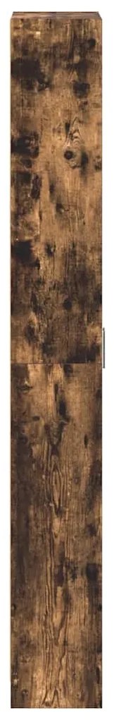 vidaXL Ντουλάπι Καπνιστό Δρύς 55 x 25 x 189 εκ. Επεξεργασμένο ξύλο