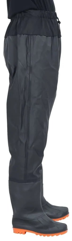 WAIST WADERS ΜΕ ΜΠΟΤΕΣ ΜΑΥΡΟ ΜΕΓΕΘΟΣ 45 4017024