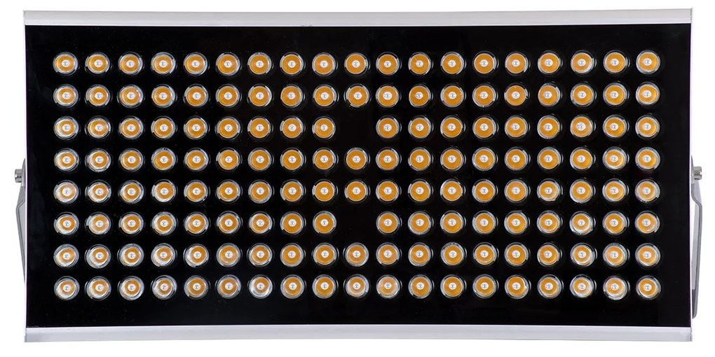 GloboStar FLOOD-TENA 90223 Προβολέας Wall Washer για Φωτισμό Κτιρίων LED 150W 13500lm 10° DC 24V Αδιάβροχο IP65 L43.5 x W15.5 x H18cm Θερμό Λευκό 2700K - Ασημί - 3 Years Warranty