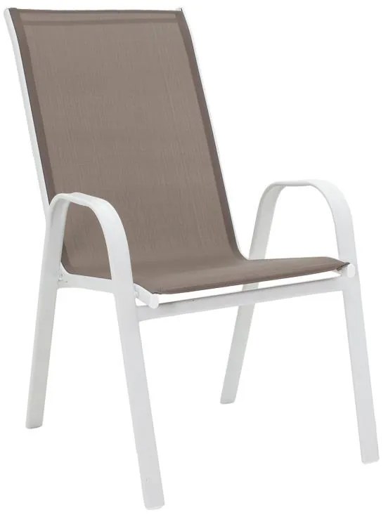 Σετ κήπου Τραπεζαρία Albero - Calan σετ 3 τεμ. μέταλλο λευκό Φ60x70 εκ. 60x60x70 εκ.