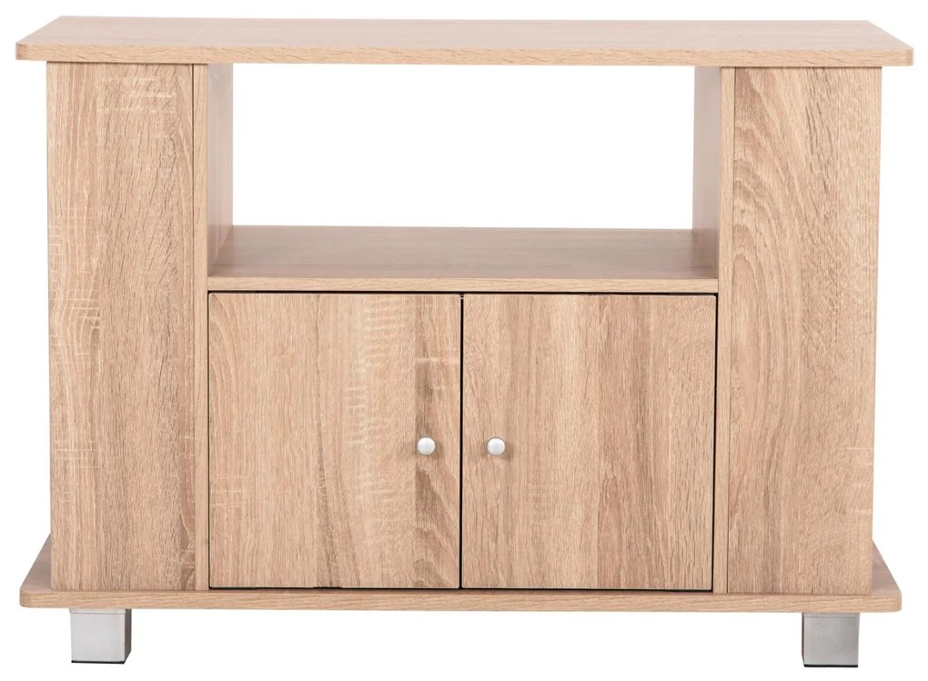 Έπιπλο τηλεόρασης CLUSE Μελαμίνης σε Sonoma Oak 80x40x57,5Υεκ. 80x40x57.5 εκ.