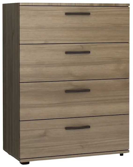 Συρταριέρα Velika Megapap χρώμα καρυδί 73x44x96εκ.-GP028-0119,2