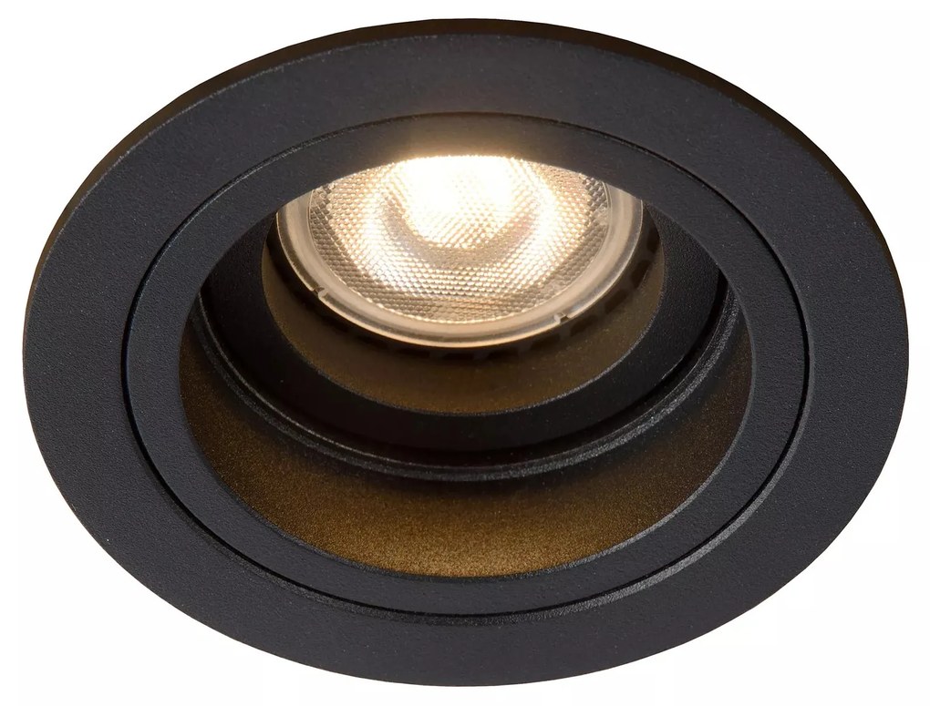Φωτιστικό Χωνευτό Lucide 22958-01-30 EMBED Μαύρο Ματ (Black Mat)