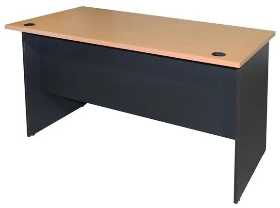 ΓΡΑΦΕΙΟ ΕΠΑΓΓΕΛΜΑΤΙΚΟ SIENNA 120x70x75Y-- HM2015.01 ΓΚΡΙ-ΟΞΙΑ