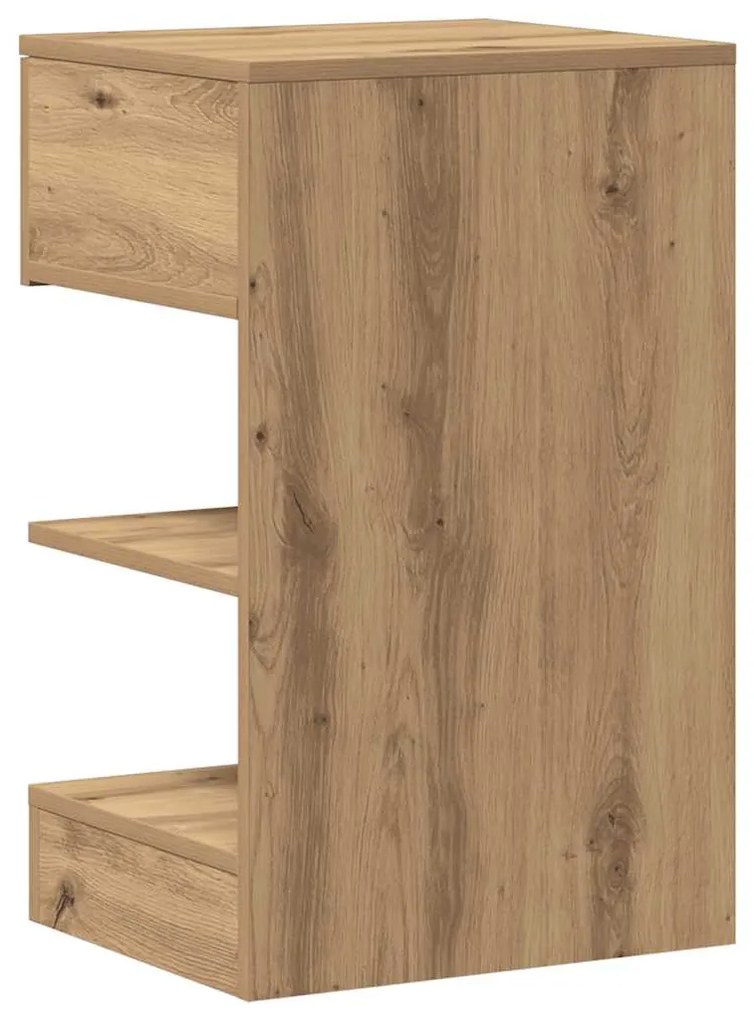 vidaXL Κομοδίνο ντουλάπι Artisan Oak 40x35x65 cm Κατασκευασμένο ξύλο